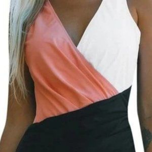 Cupshe Color Block One Piece